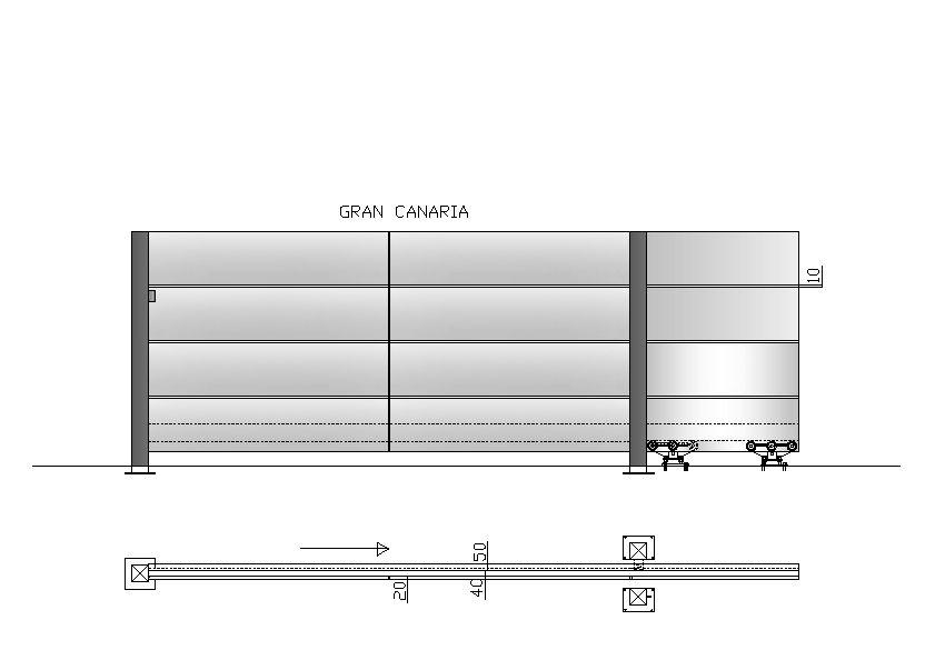 CANTILEVER GATE GRAN CANARIA