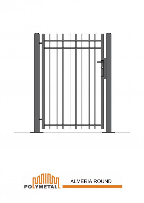 SINGLE GATE ALMERIA ROUND