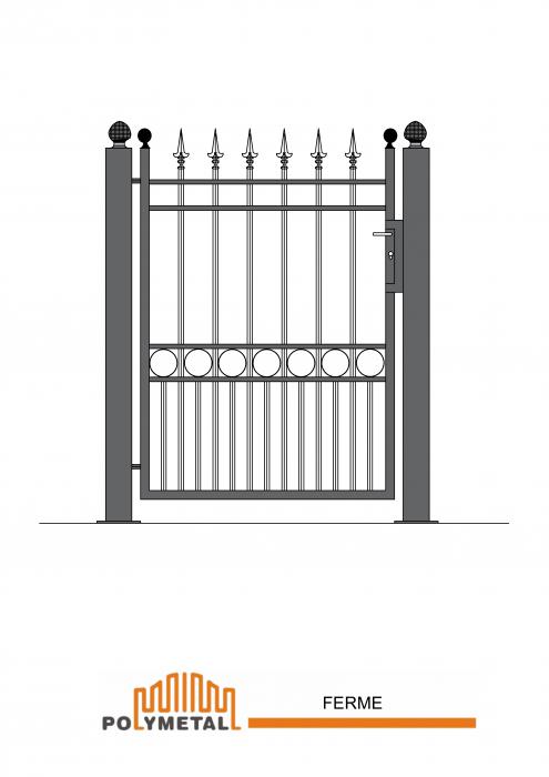 SINGLE GATE FERME