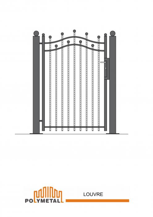 SINGLE GATE LOUVRE
