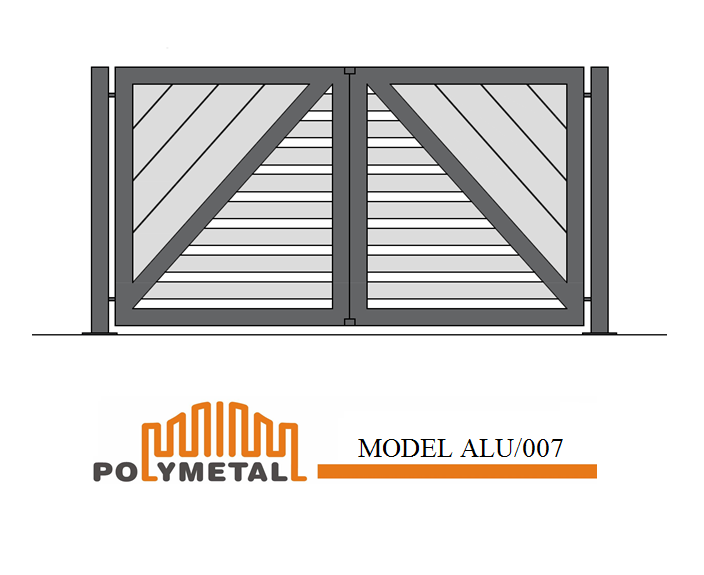 DOUBLE GATE MODEL ALU/007