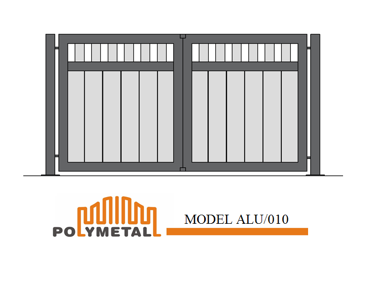 DOUBLE GATE MODEL ALU/010