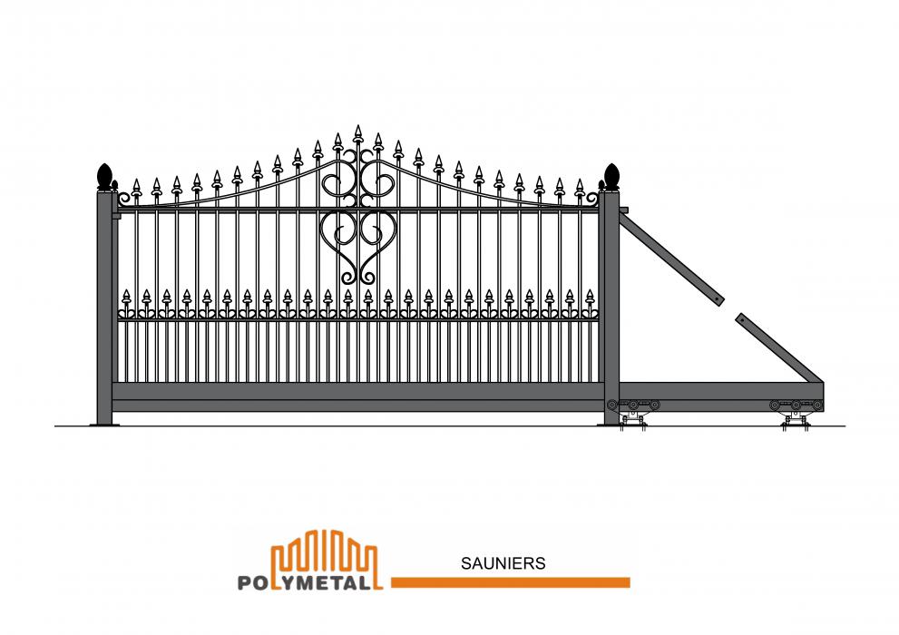 CANTILEVER GATE SAUNIERS