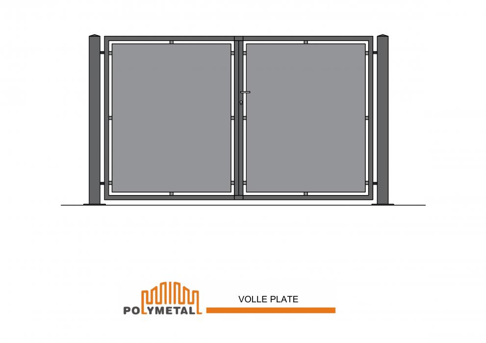 DOUBLE GATE VOLLE PLATE